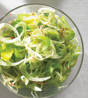 Celery, Apple, and Fennel Slaw