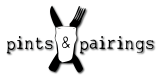Pints and Pairings Logo - Black
